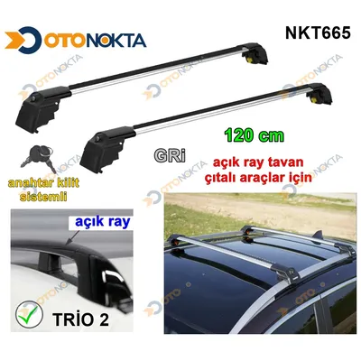 Ara Atkı Trio 1 Model 120 cm Gri