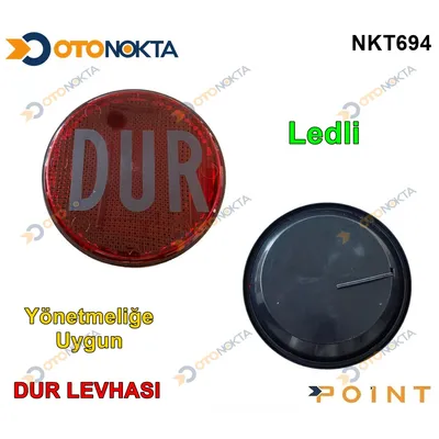 Dur Levhası Ledli Yönetmeliğe Uygun Kaliteli