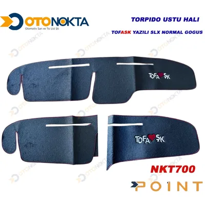 Torpido Üstü Halı Tofaş Tofaşk Yazılı Slx Normal Göğüs