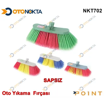 Renkli Oto Yıkama Fırçası Yumuşak Sapsız