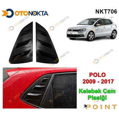 Kelebek Cam Plastiği Dekoru Volkswagen Polo 2009-2018
