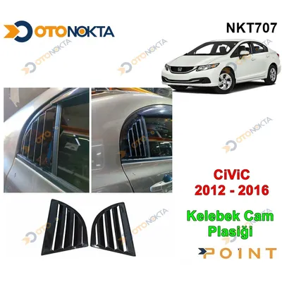 Kelebek Cam Plastiği Dekoru Honda Civic 12-16
