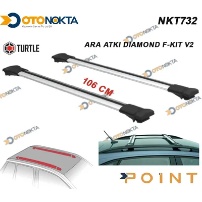 Ara Atkı Diamond F-Kit V2 106 cm Gri – görsel 2