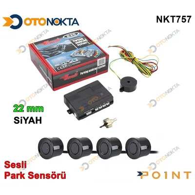 Park Sensör Buzzerli Sesli Siyah İnwels