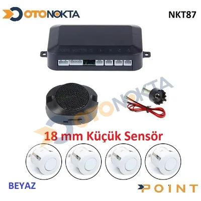 Park Sensörü 18 mm Sesli Beyaz 18 mm