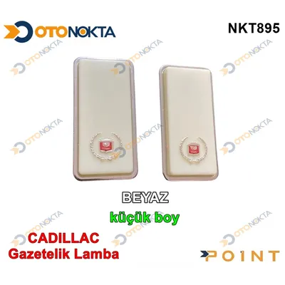 Cadillac Gazetelik Lamba Beyaz Küçük