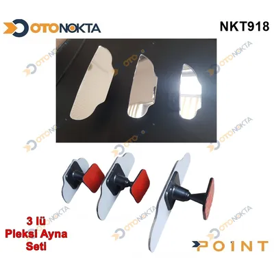Ayna Plexi İç Dikiz 3'lü Yapışmalı MA303