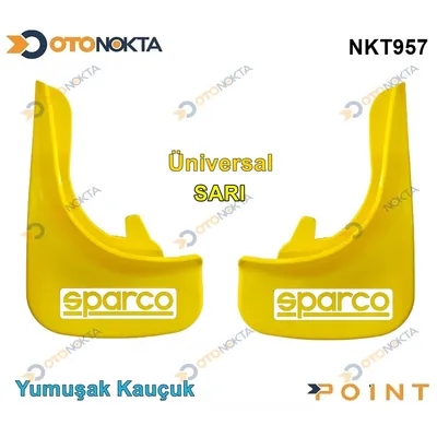 Paçalık Üniversal Yumuşak 2'li Sparco Sarı