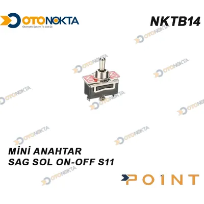 Mini Anahtar Üniversal Sağ Sol On-Off S11