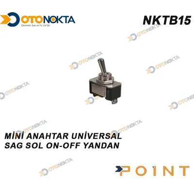 Mini Anahtar Üniversal Sağ Sol On-Off Yandan S12
