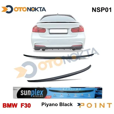 Spoyler Piano Black Enjeksiyon Baskı BMW F30
