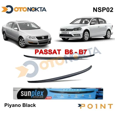 Spoyler Volkswagen Piano Black Enjeksiyon Passat B6 B7 B8