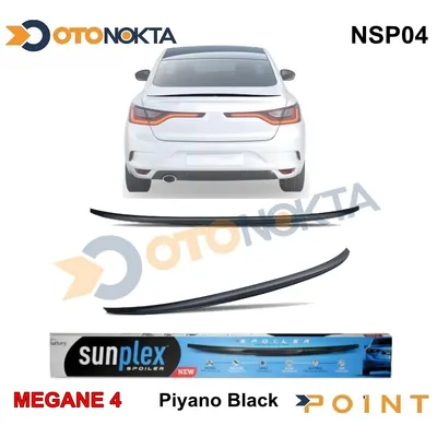 Spoyler Renault Piano Black Enjeksiyon Baskı Megane 4