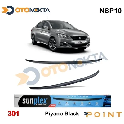 Spoyler Piano Black Enjeksiyon Baskı Peugeot 301