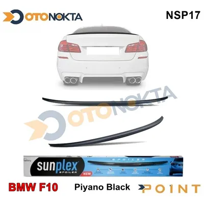 Spoyler BMW Piano Black Enjeksiyon Baskı F10 10-16