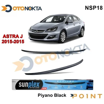 Spoyler Opel Piano Black Enjeksiyon Baskı Astra J 10-15