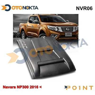 Navara NP300 2016+ Kaput Üst Dekor Siyah