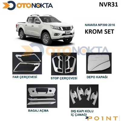 Navara NP300 2016 6 Parça Krom Set