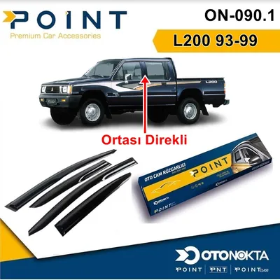 Cam Rüzgarlığı 4'lü Mitsubishi L200 93-99 (direkli)