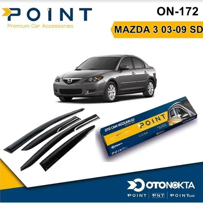 Cam Rüzgarlığı 4'lü Mazda 3 03-09 Sd