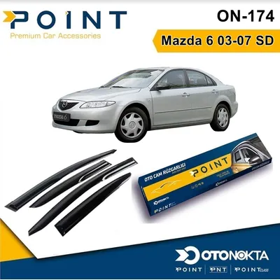 Cam Rüzgarlığı 4'lü Mazda 6 03-07 Sd
