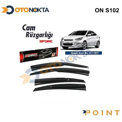 Cam Rüzgarlığı 4'lü Hyundai Blue Sunplex