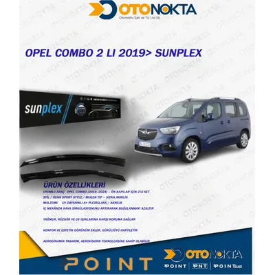Cam Rüzgarlığı Opel Combo 2'li 2019+ Sunplex