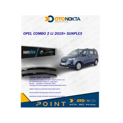 Cam Rüzgarlığı Opel Combo 2'li 2019+ Sunplex – görsel 2