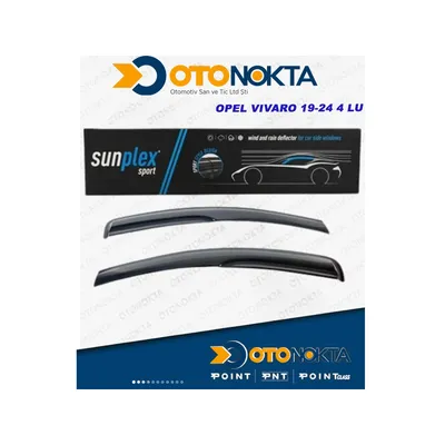 Cam Rüzgarlığı Opel Vivaro 19-24 4'lü Sunplex – görsel 2