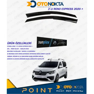 Cam Rüzgarlığı 2'li Renault Express 2020+ Sunplex