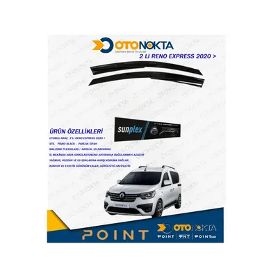 Cam Rüzgarlığı 2'li Renault Express 2020+ Sunplex – görsel 2