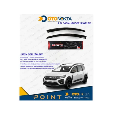 Cam Rüzgarlığı 2'li Dacia Jogger Sunplex – görsel 2