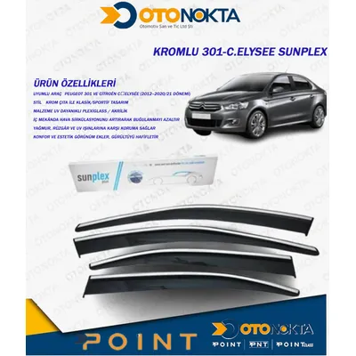 Cam Rüzgarlığı Kromlu Citroen 301-C.ELYSEE Sunplex