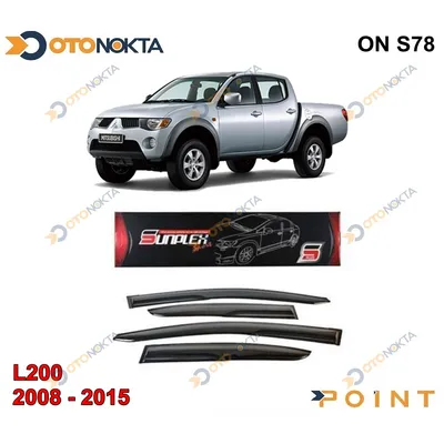 Cam Rüzgarlığı 4'lü Mitsubishi L200 08-15 Sunplex