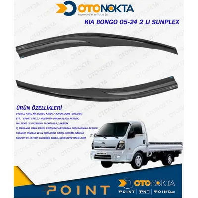Cam Rüzgarlığı Kia Bongo 05-24 2'li Sunplex
