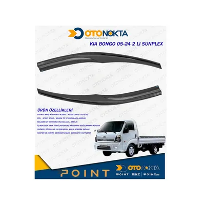 Cam Rüzgarlığı Kia Bongo 05-24 2'li Sunplex – görsel 2