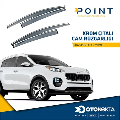 Cam Rüzgarlığı 4'lü Kromlu Kia Sportage 2016