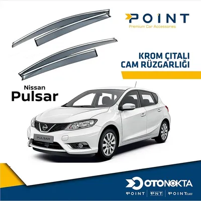Cam Rüzgarlığı 4'lü Kromlu Nissan Pulsar 14+