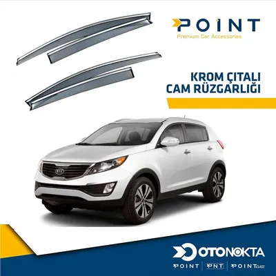 Cam Rüzgarlığı 4'lü Kromlu Kia Sportage 2010+