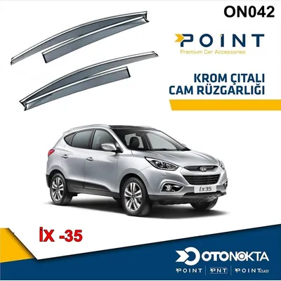 Cam Rüzgarlığı 4'lü Kromlu Hyundai IX35 2010+