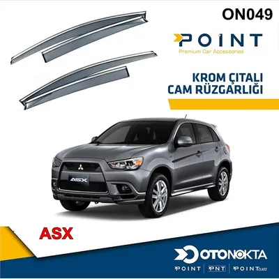 Cam Rüzgarlığı 4'lü Kromlu Mitsubishi Asx 2013+