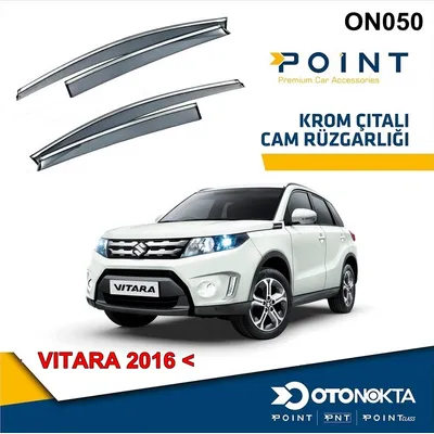 Cam Rüzgarlığı 4'lü Kromlu Suzuki Vitara 2016+