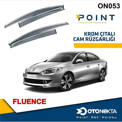Cam Rüzgarlığı 4'lü Kromlu Renault Fluence