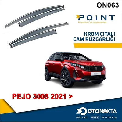 Cam Rüzgarlığı 4'lü Kromlu Peugeot 3008 2021+