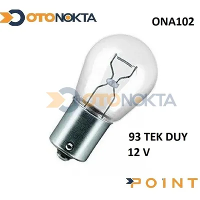 Ampul 93 (12v21w) Ekonomik 2447 S25 BA15S Light