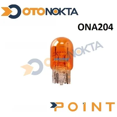 Park Ampulü Dipsiz T10 5W12V Turncu Osc-Snt 100'lü