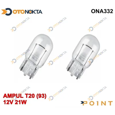 Ampul T20 (93) 12V 21W Dipsiz 2212
