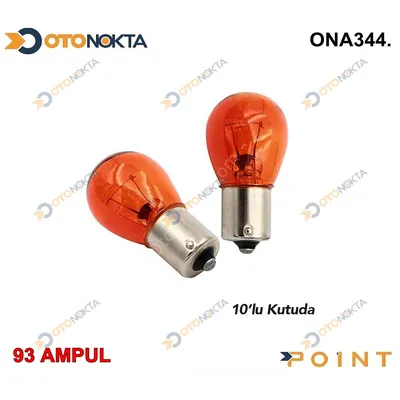 Ampul 93 Tek Duy Turuncu 12V 21W 2203