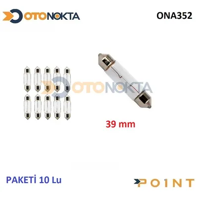 Ampul Sofit Şeffaf Ekonomik C5W 12 V 5 W 2217