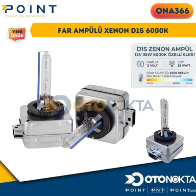 Far Ampulü Xenon D1S 6000K